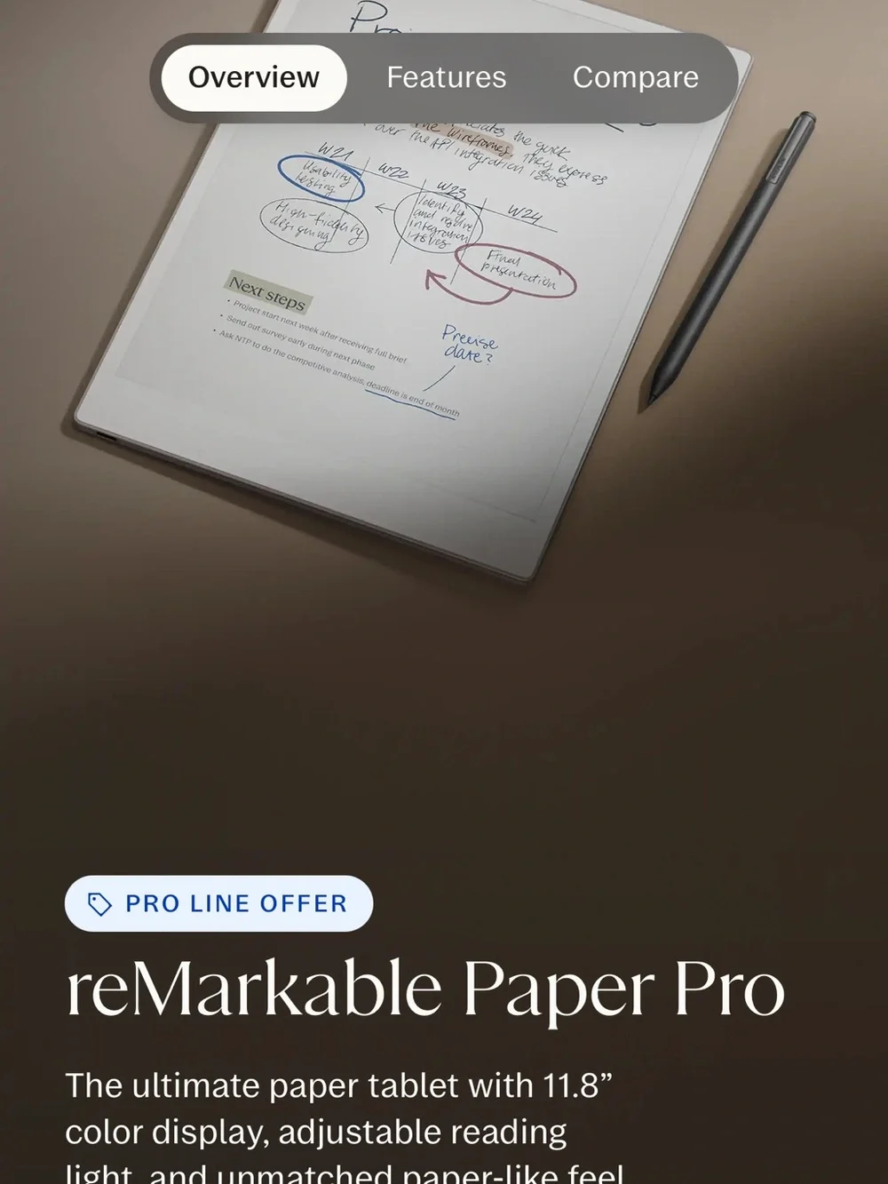 Remarkable Paper Pro with Cover - Green
